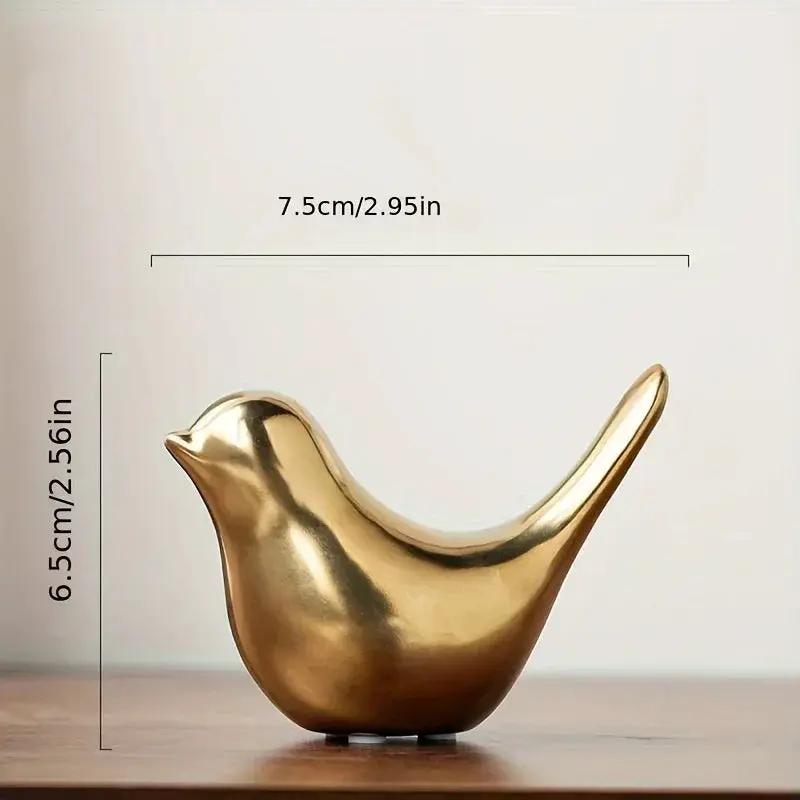 Bird Statue - Ceramic Small by House Of Avana