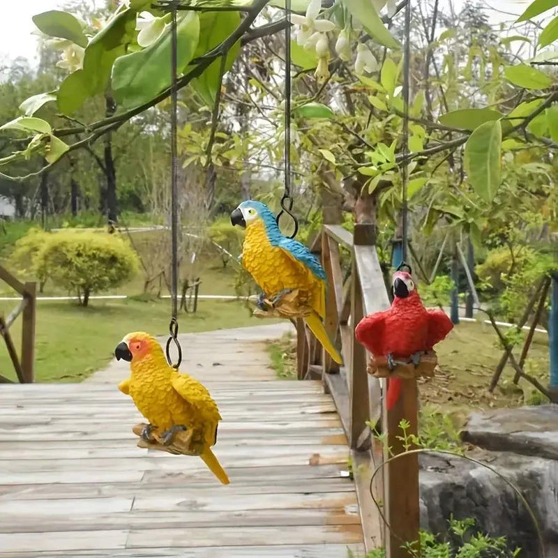 Bird Statues - Decorative Metal Set by House Of Avana
