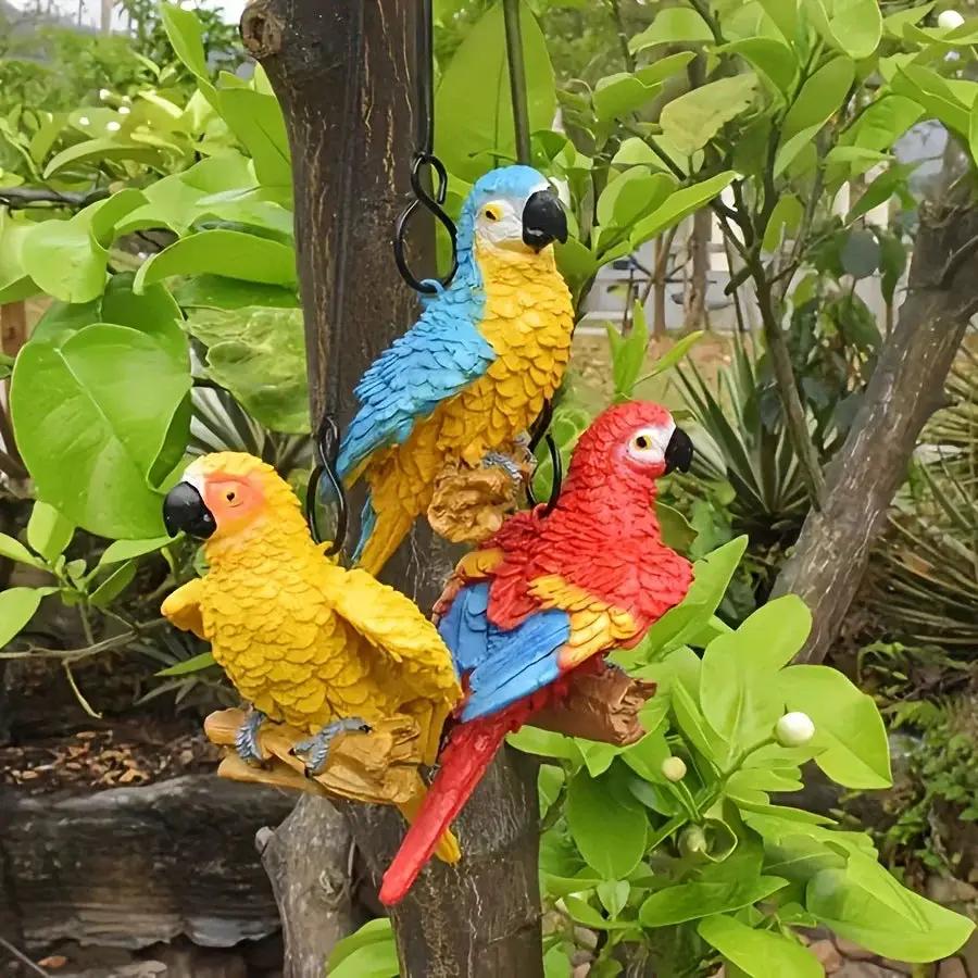 Bird Statues - Decorative Metal Set by House Of Avana