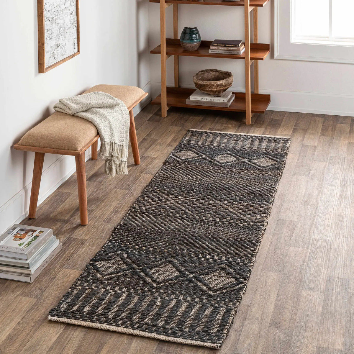 Bithlo Jute Carpet - Clearance, installed in a room 2