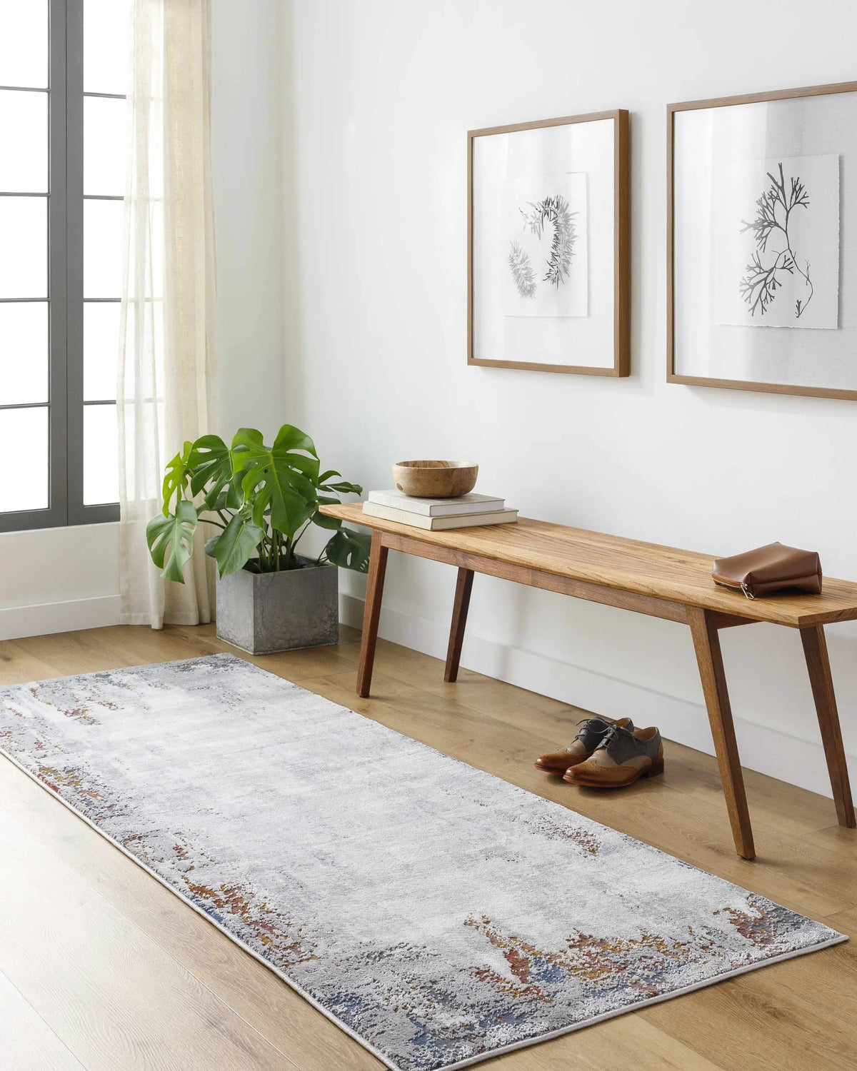 Bitton Faux Silk Rug - Clearance, installed in a room 2