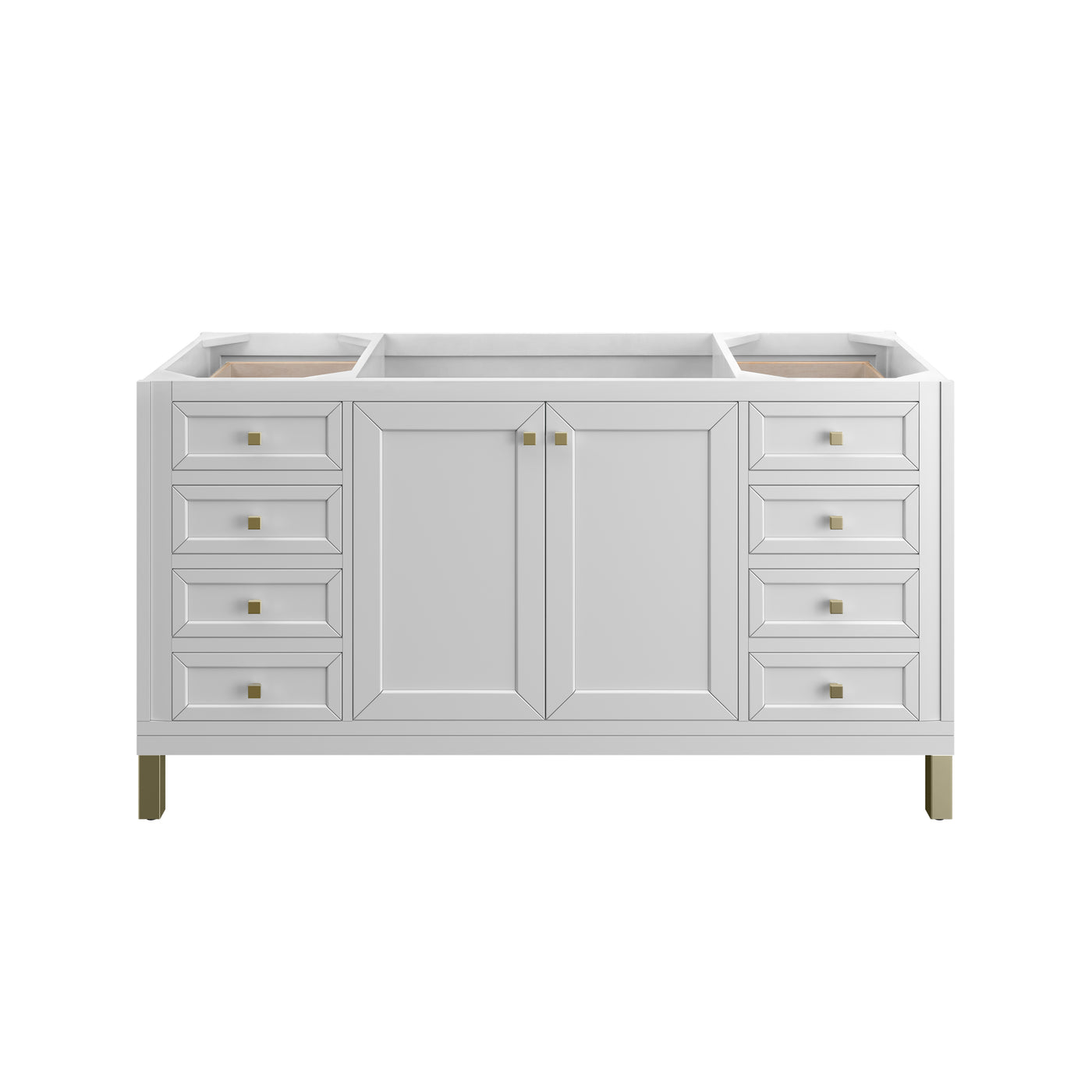James Martin Chicago 60" Single Bathroom Vanity, Glossy White, view 23