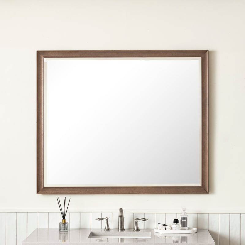James Martin Glenbrooke 48" Mirror, Whitewashed Walnut, view 3