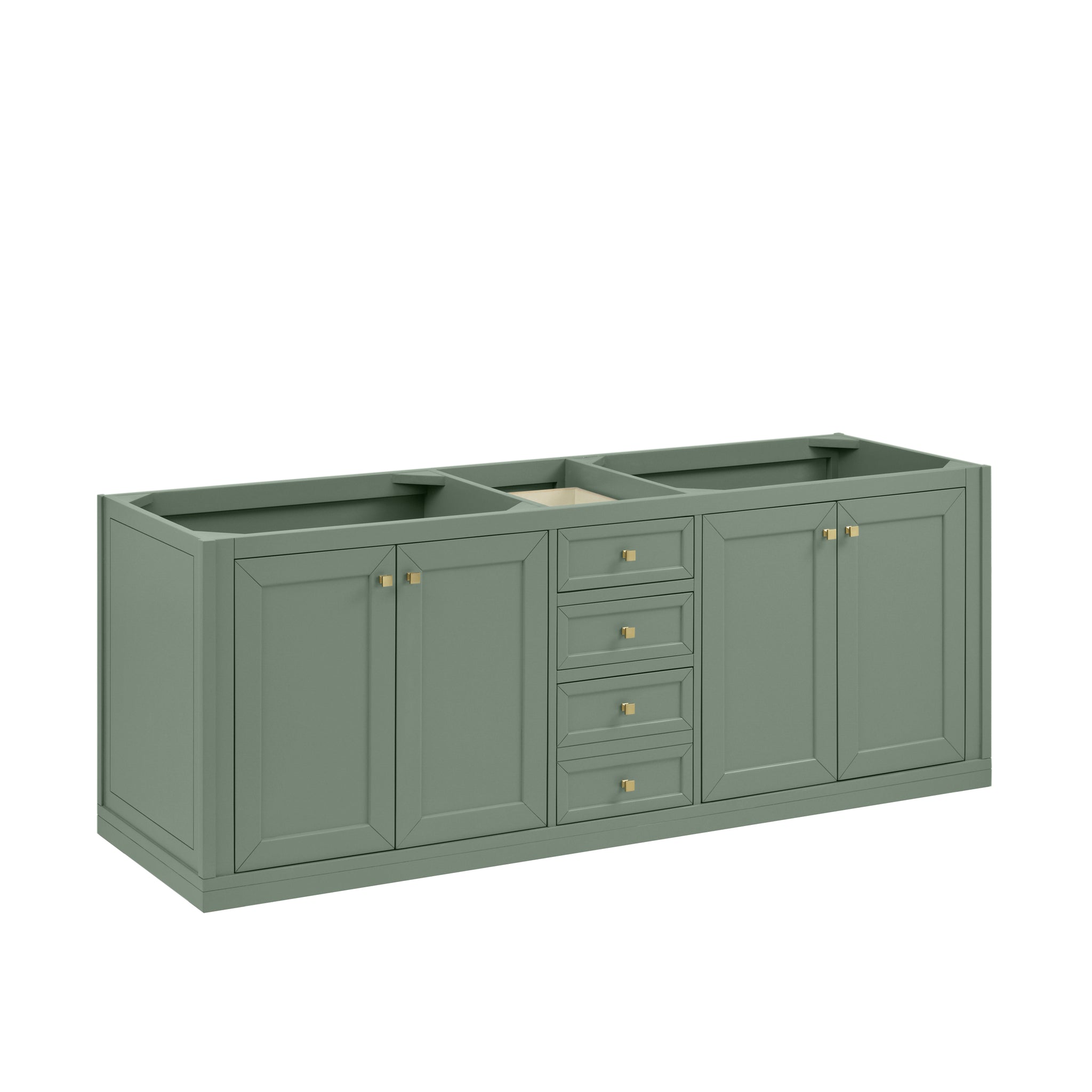 James Martin Chicago 72" Double Bathroom Vanity, Smokey Celadon, view 18