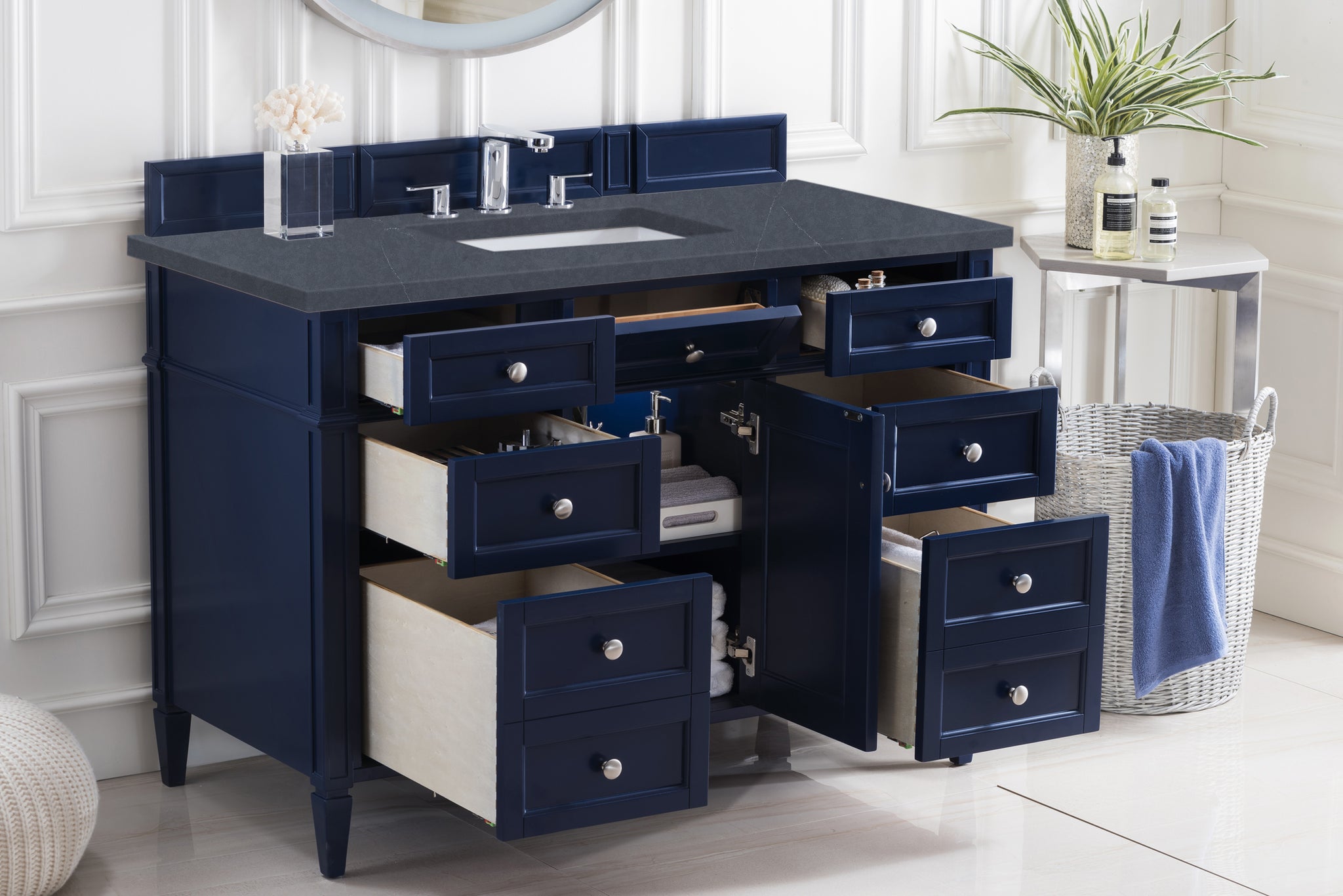 James Martin Brittany 48" Single Bathroom Vanity, Victory Blue, view 27