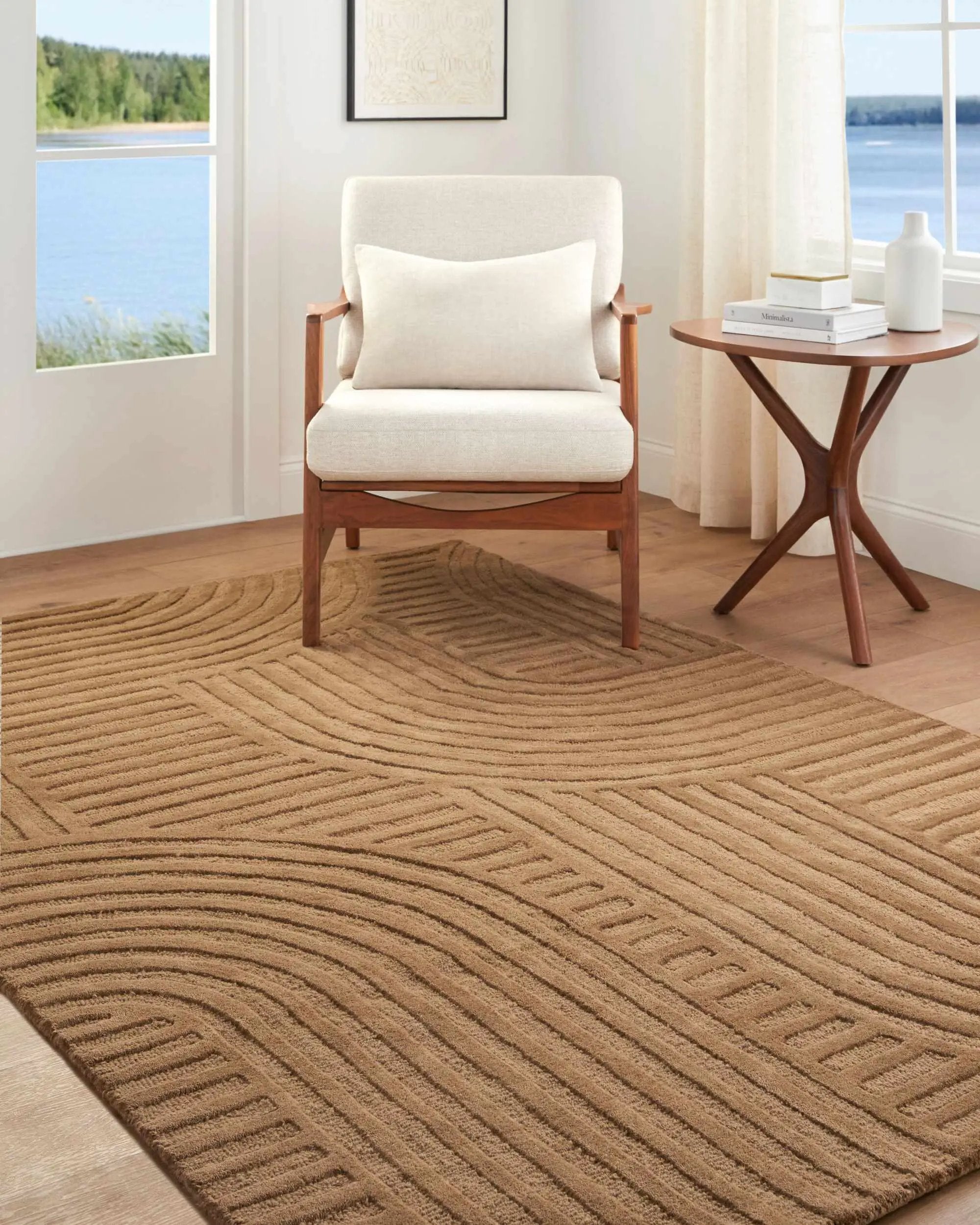 Whan Camel Area Rug by Boutique Rugs