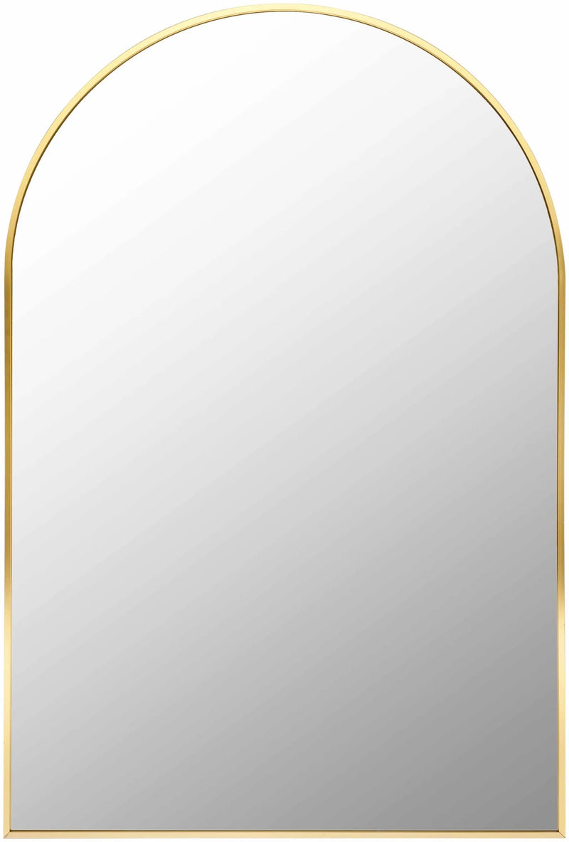 Brembilla Gold Modern Mirror by Boutique Rugs