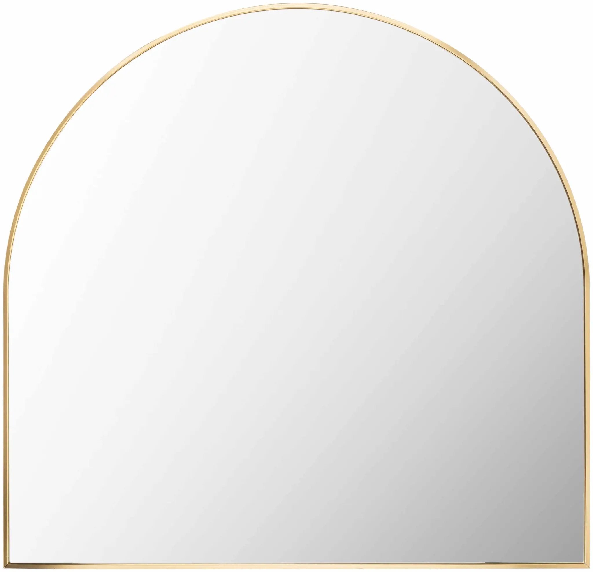 Brembilla Gold Modern Mirror by Boutique Rugs