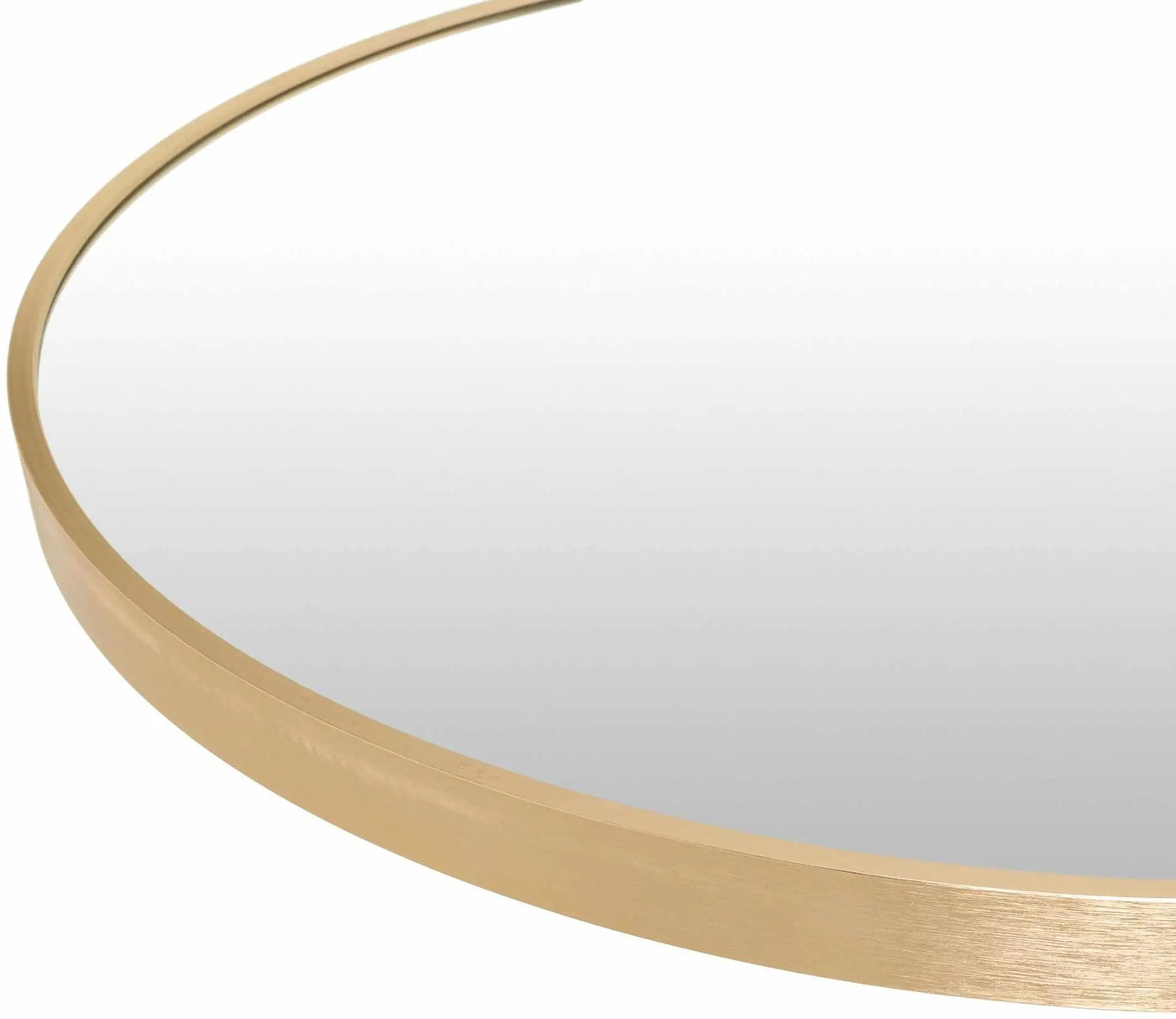 Brembilla Gold Modern Mirror by Boutique Rugs