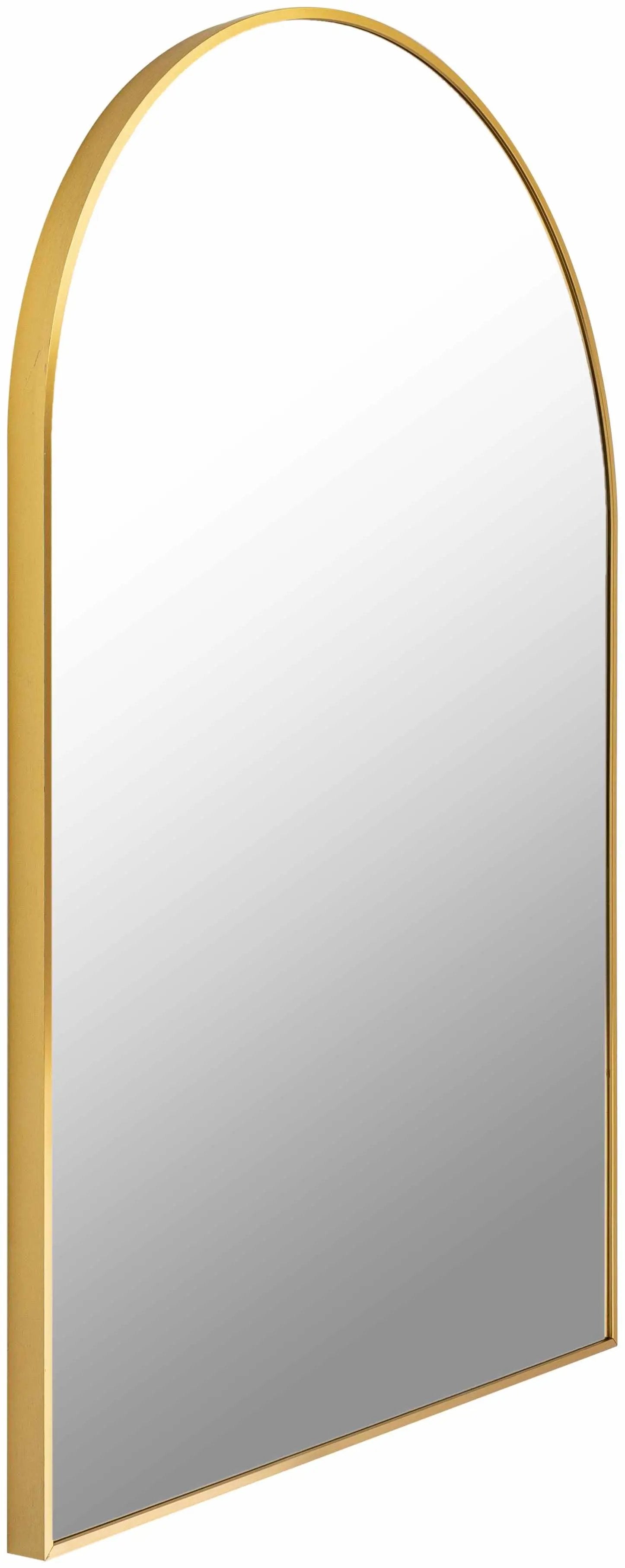 Brembilla Gold Modern Mirror by Boutique Rugs