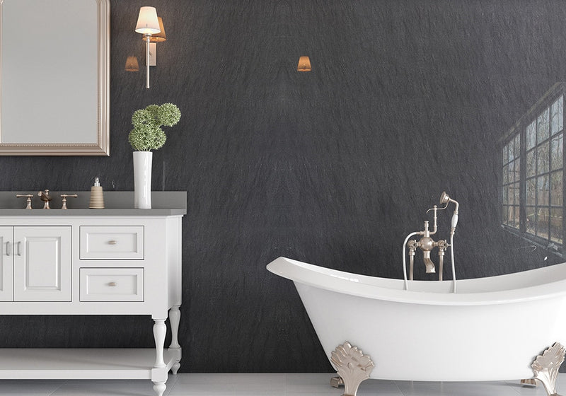 Black Cardosa Textured Granite Slab Random room scene