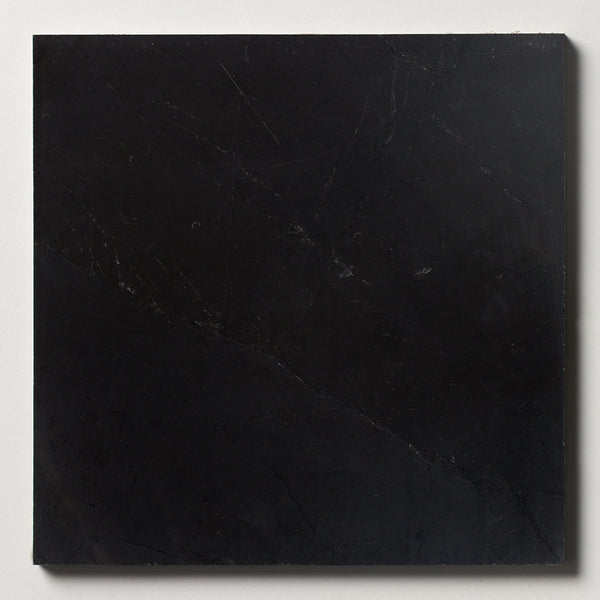 Black Honed Marble Tiles 12x12