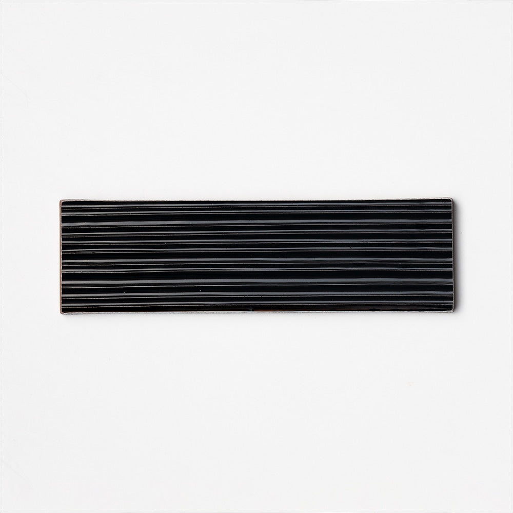 Black Legato Glossy 2 1/4x7 7/8x3/8 Glazed Terracotta Glossy 4x8 Accent Tiles