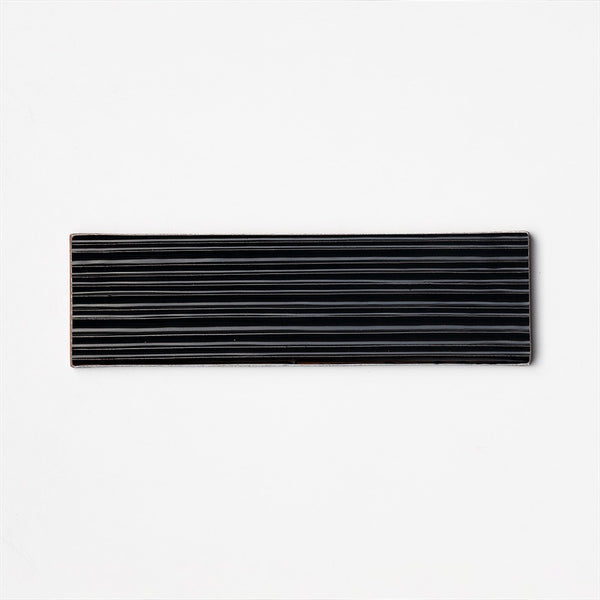 Black Legato Glossy 2 1/4x7 7/8x3/8
