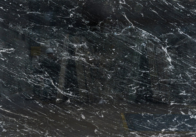 Black Ocean Polished Granite Slab Random