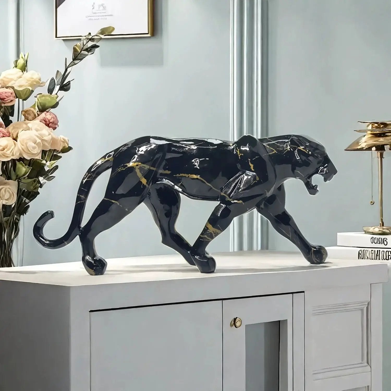 Black Panther Figurine - Inspirational Black by House Of Avana