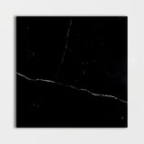 Black Polished Marble Tiles 18x18