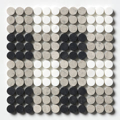 Black, Thala Gray, Bianco Dolomiti Honed