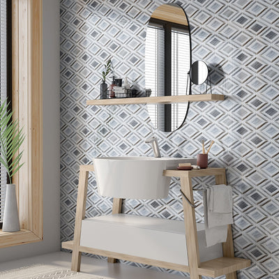 Black and White Mosaic Tile