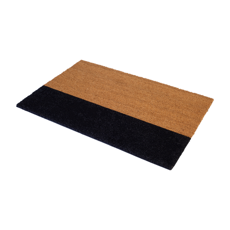 Black Belt Coir Doormat by Fab Habitat