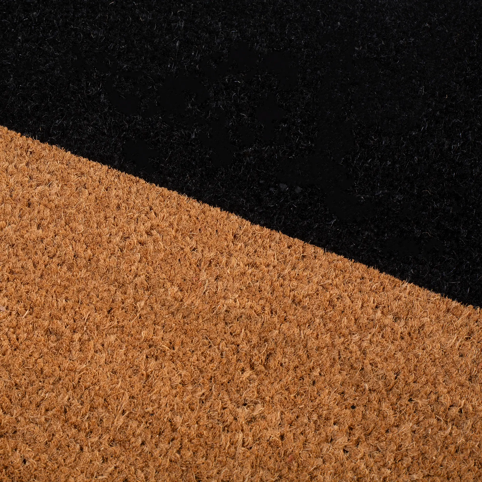 Black Belt Coir Doormat by Fab Habitat