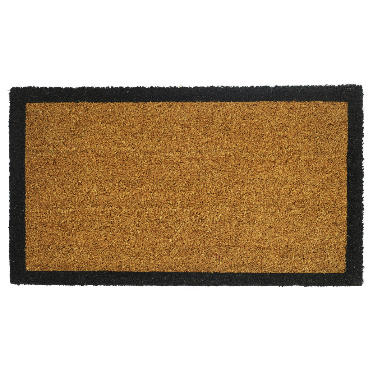 Black Border Coir Doormat, photo 2 of 24
