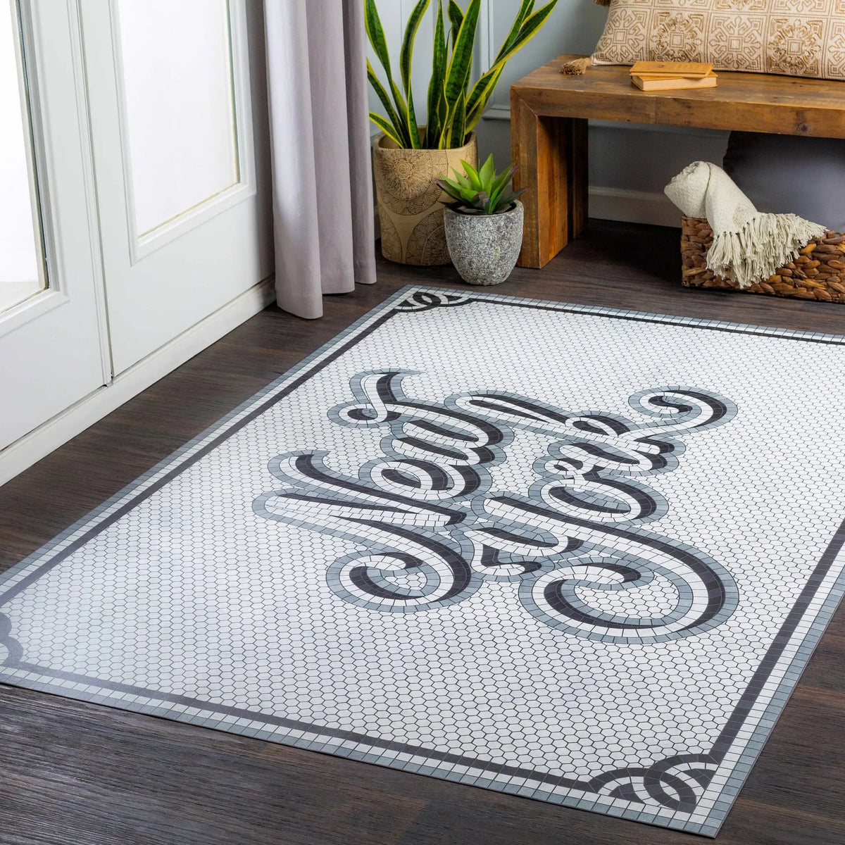 Bleiblerville Area Rug - Clearance, installed in a room