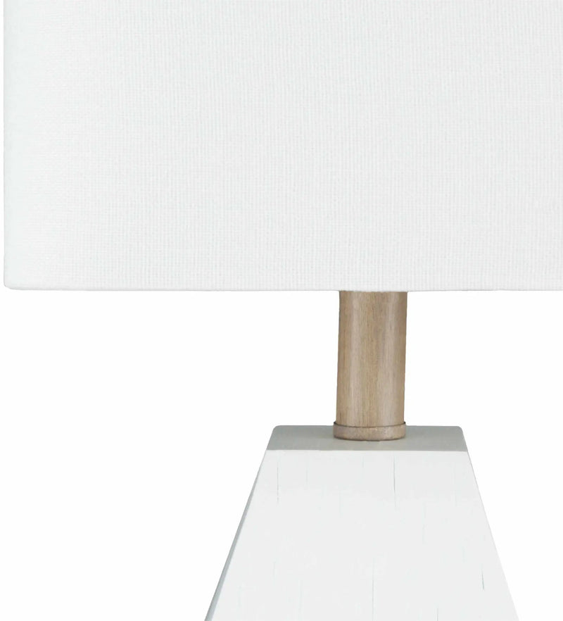 Blinsung White Contemporary Table Lamp - Clearance by Boutique Rugs