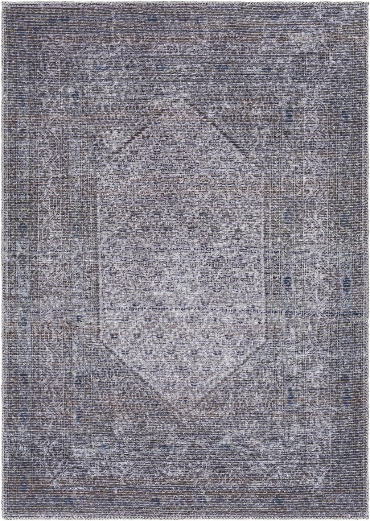 Brown Ballinasloe Vintage Washable Area Rug - Clearance, photo 8 of 14