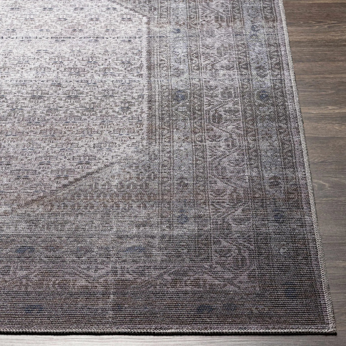 Brown Ballinasloe Vintage Washable Area Rug - Clearance, photo 10 of 14