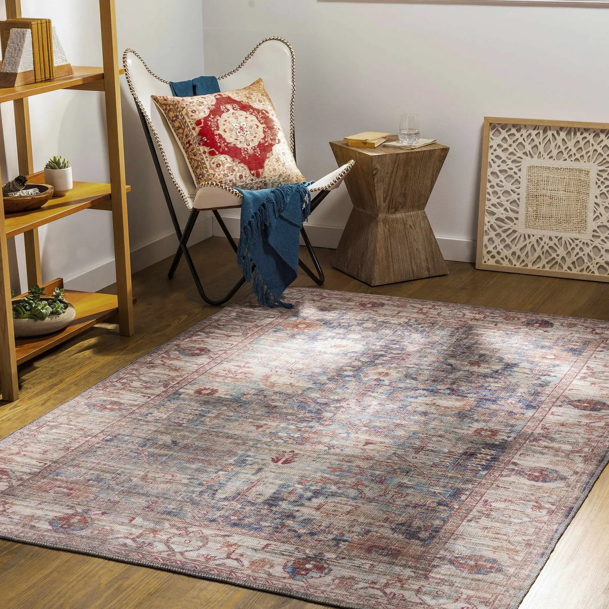 Balindong Washable Printed Jute Rug - Clearance, installed in a room 3