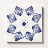 Blue Glossy Ceramic Tiles 6x6