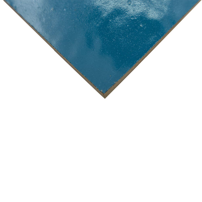 Blue Glossy Zellige Tiles 4x4 Zellige Glossy 4x4 Tiles — 3