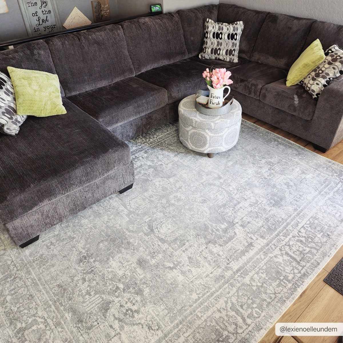 Blue Hiti Washable area rug - Clearance, photo 3 of 10