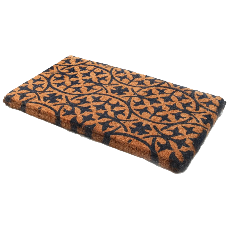 Blue Tile Coir Doormat by Fab Habitat