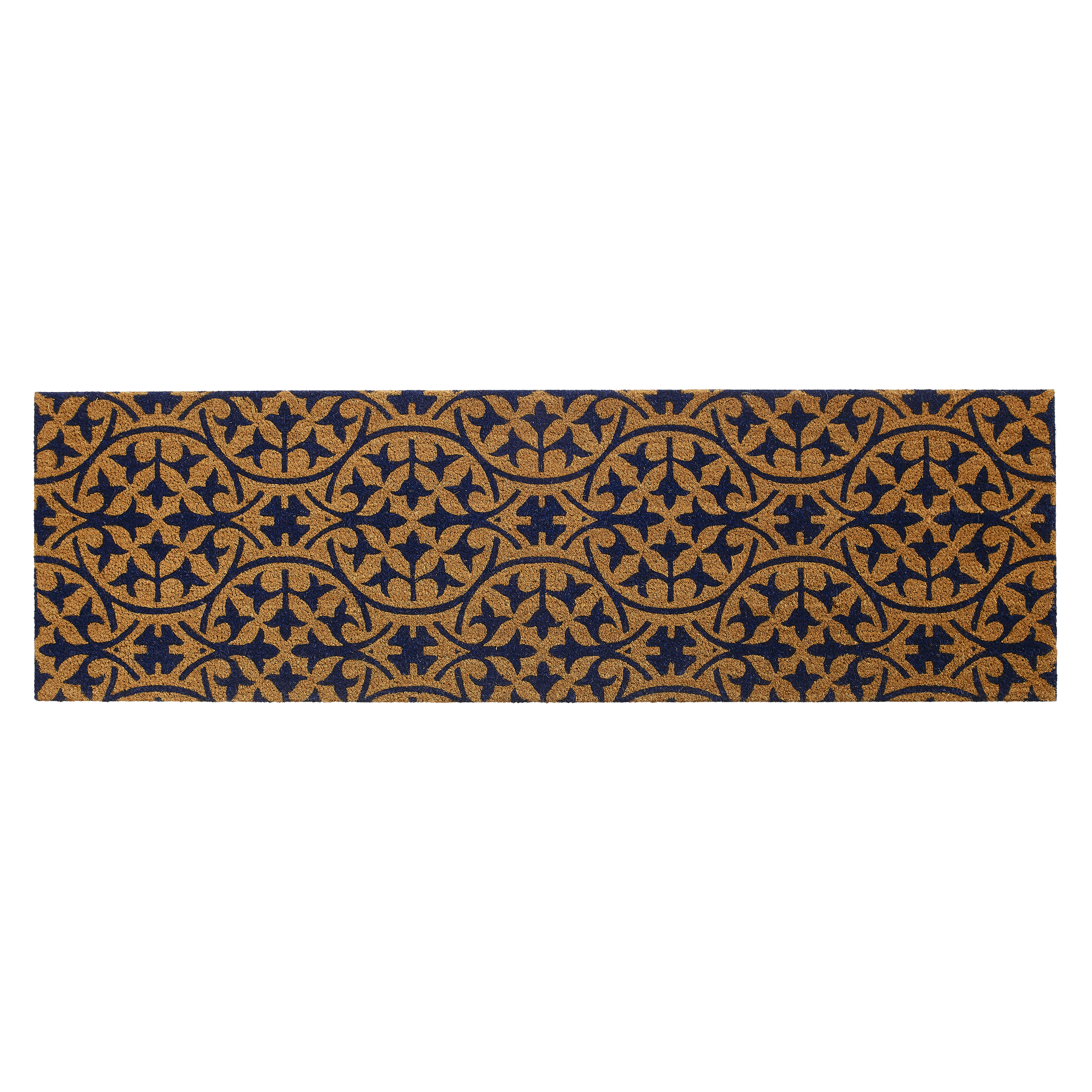 Blue Tile Coir Doormat by Fab Habitat