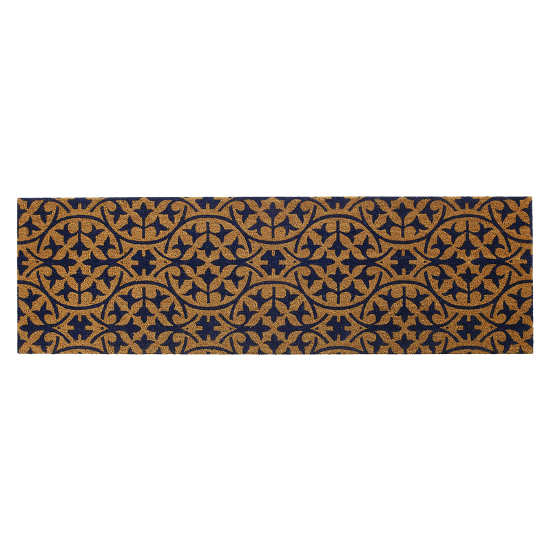 Blue Tile Coir Doormat by Fab Habitat