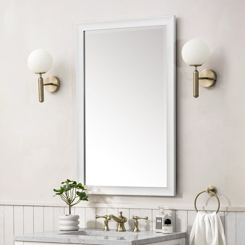 James Martin Glenbrooke 26" Mirror, Bright White, view 7