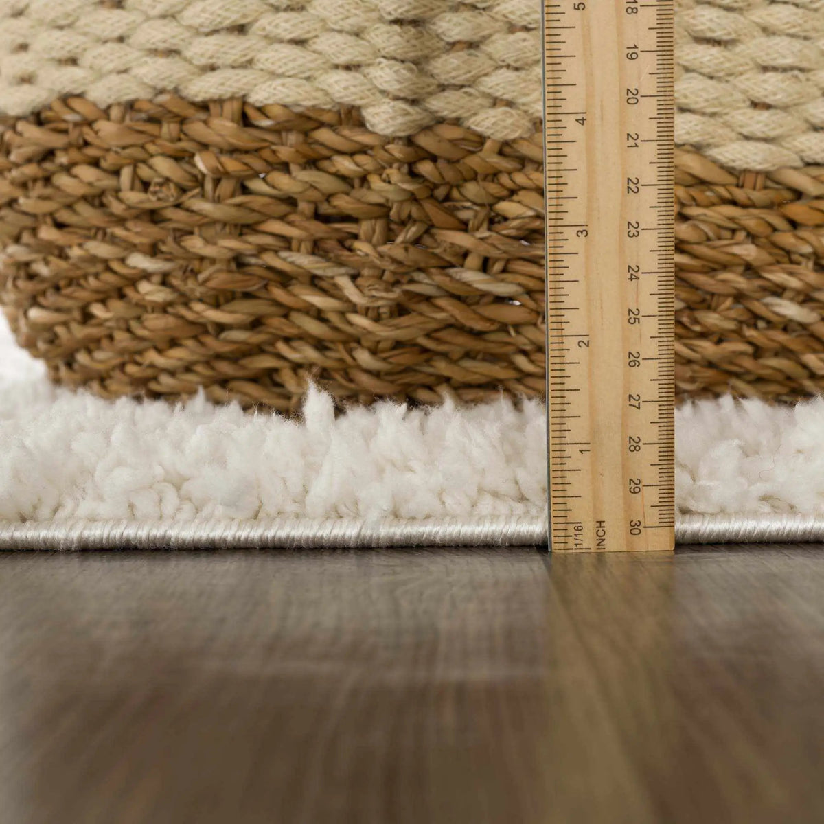 Chaia Dotted Cream & Brown Plush Rug, photo 7 of 17