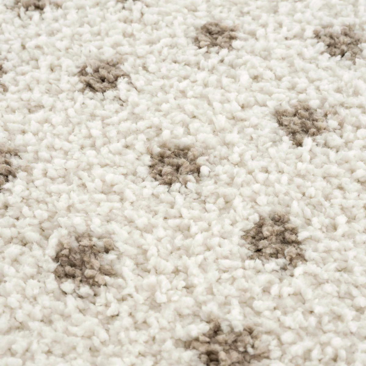 Chaia Dotted Cream & Brown Plush Rug, photo 17 of 17