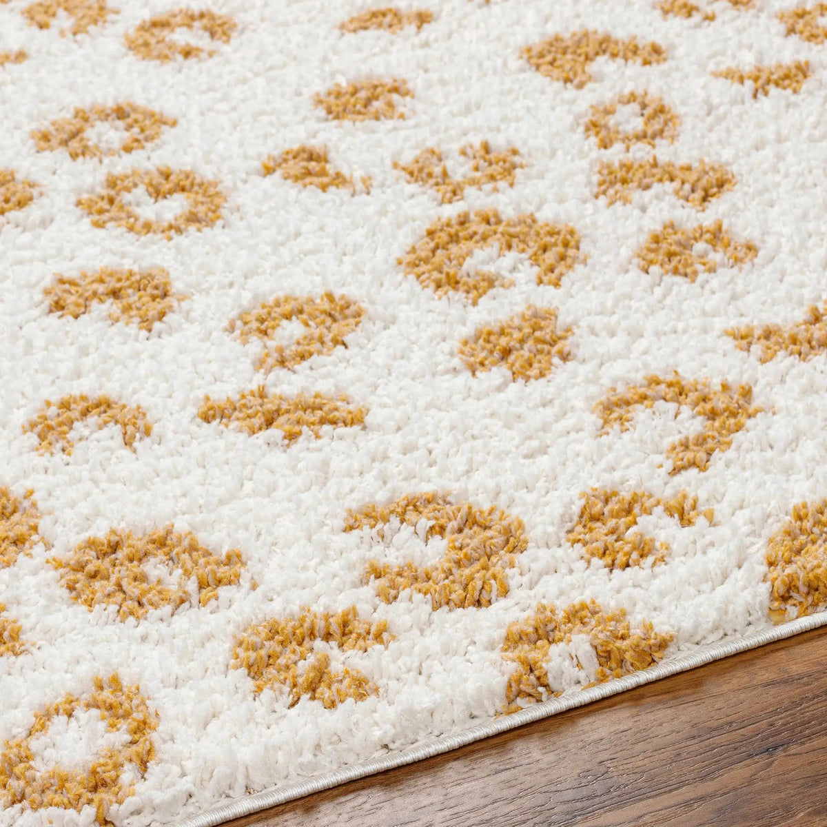 Altin Leopard Print White Area Rug, photo 18 of 19