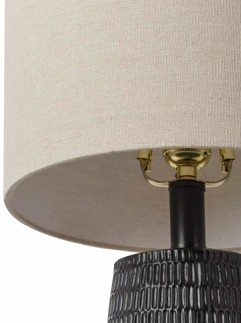 Berehomet Black Table Lamp by Boutique Rugs