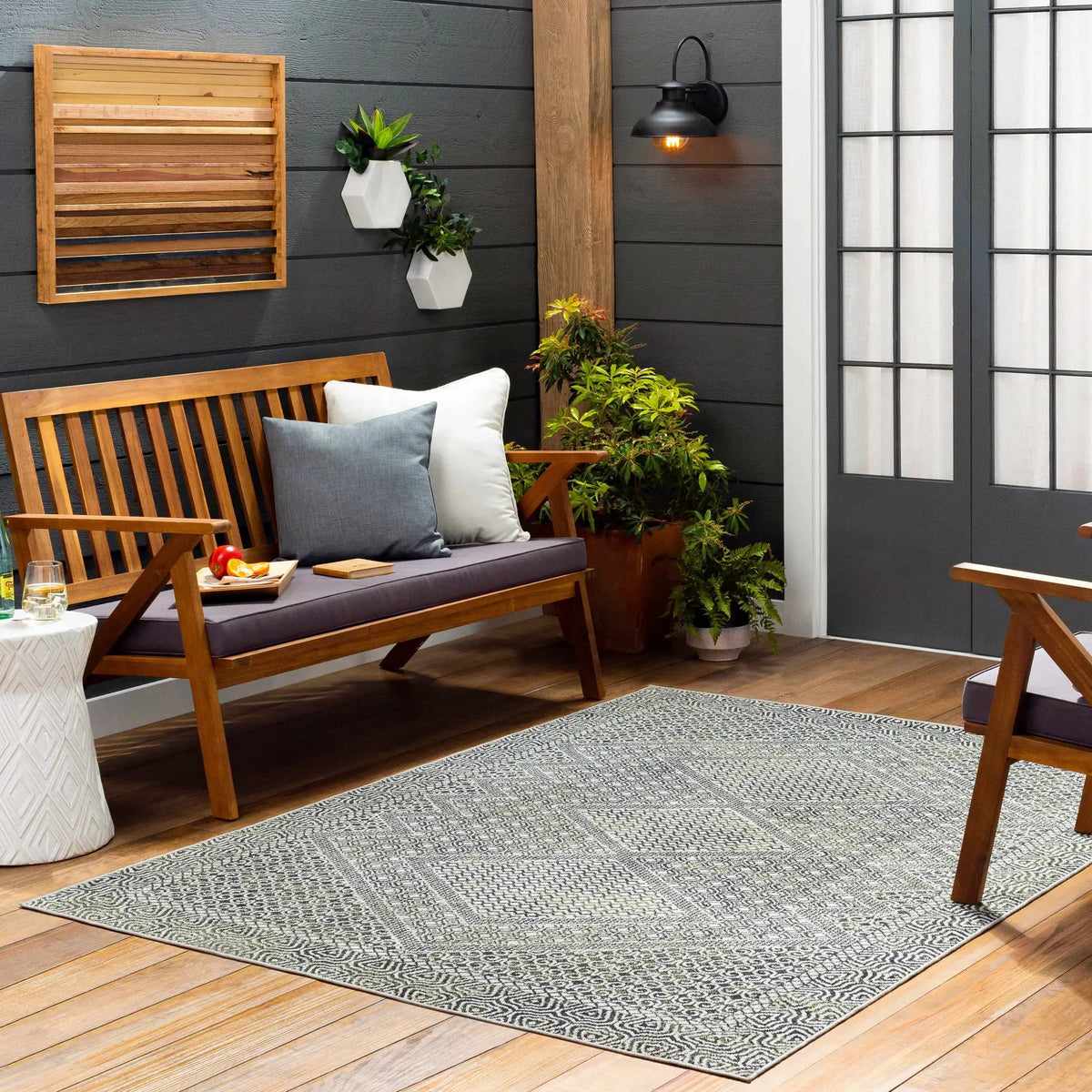 Bongao Washable Area Rug - Clearance, installed in a room
