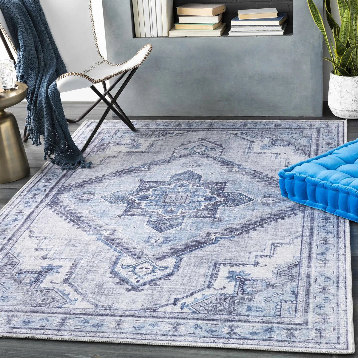 Boon Area Rug - Clearance, installed in a room