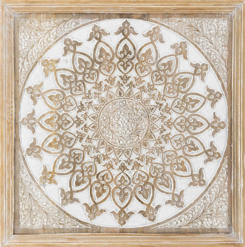 Boerne Traditional Pattern Wooden Wall Art Decor - Clearance by Boutique Rugs