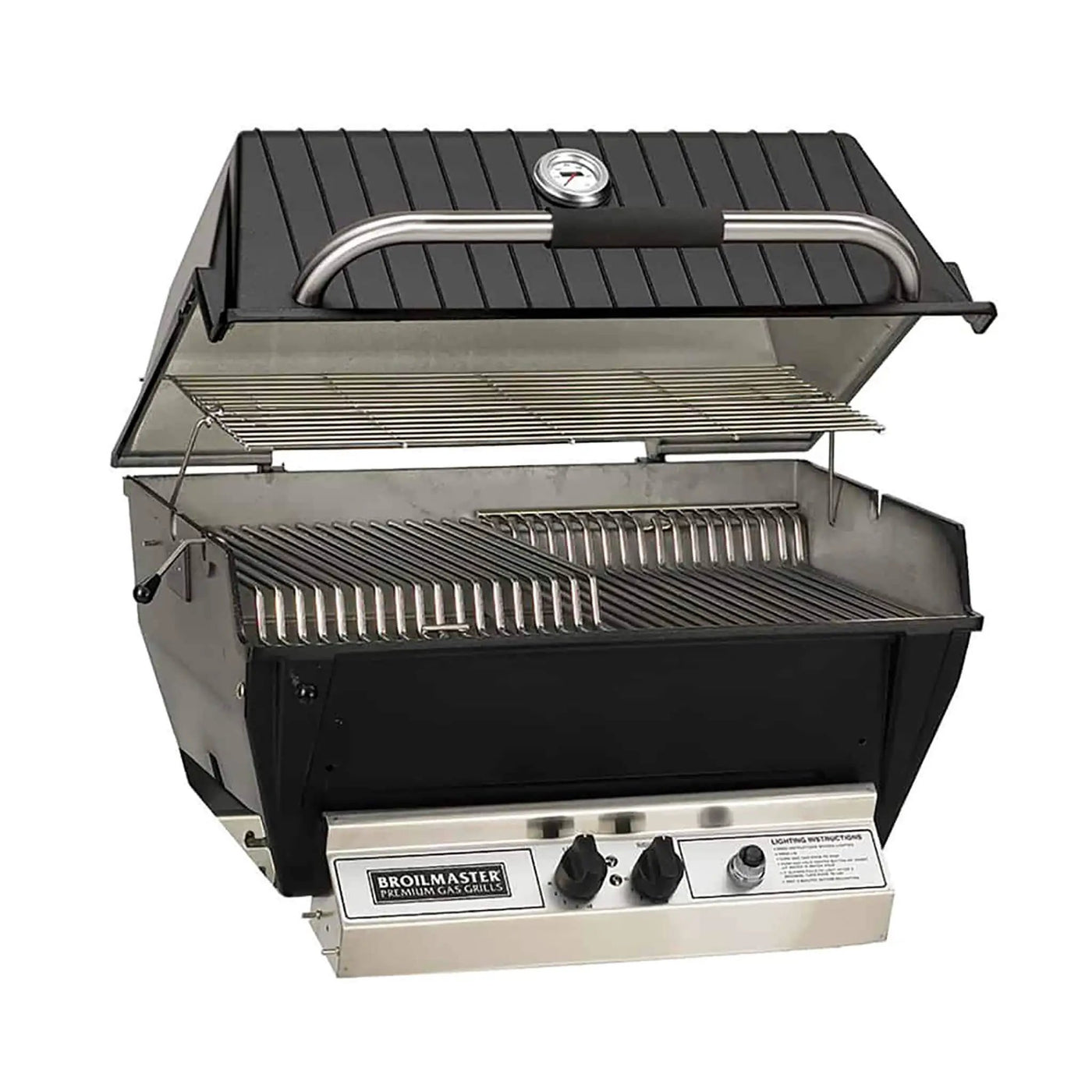 Broilmaster P3X Super Premium Cast Aluminum Gas Grill With Flare Busters, Griddle And Smoker Shutter (SAK98194) by SAKSBY WHOLESALE