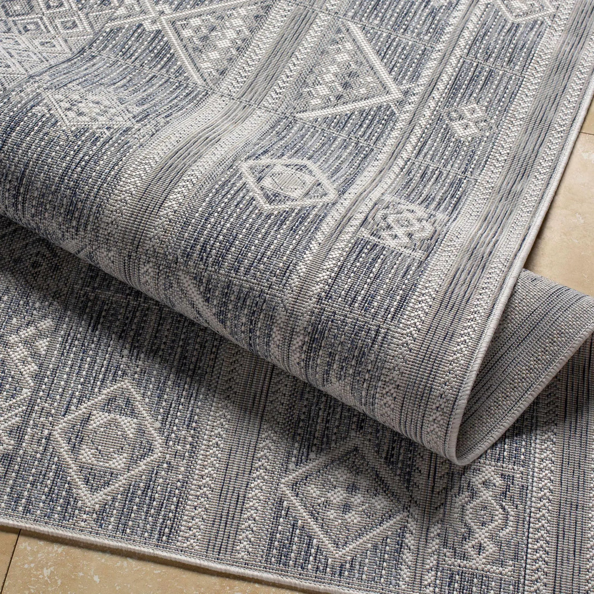 Malamig Gray Outdoor Area Rug - Clearance, photo 5 of 7