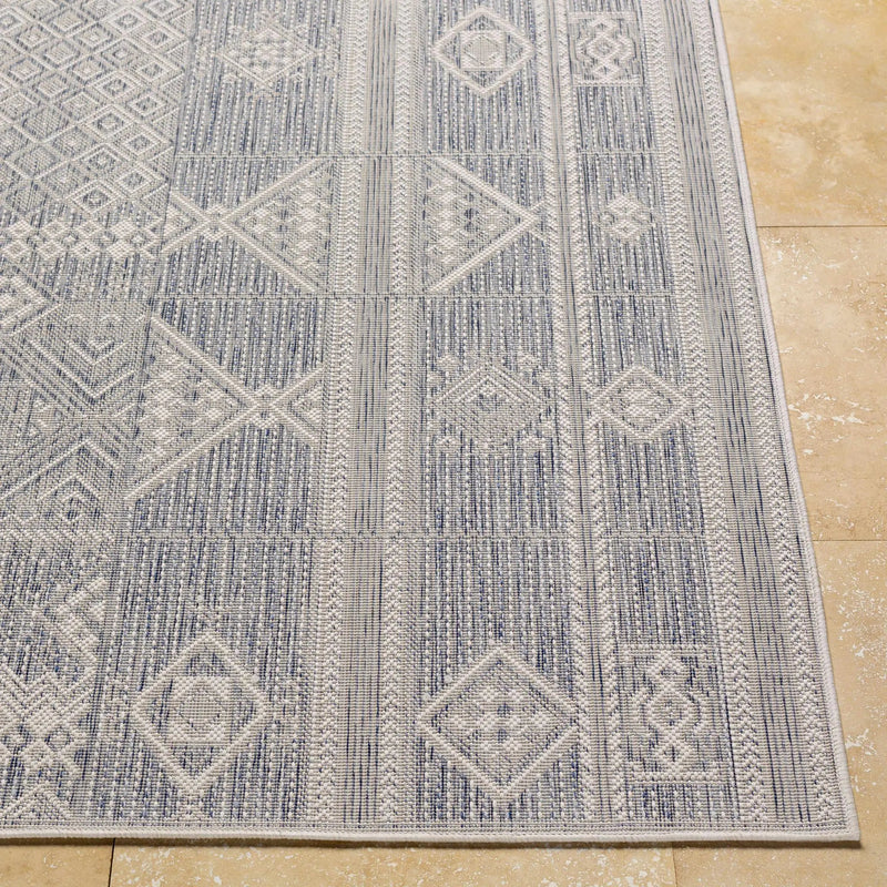 Malamig Gray Outdoor Area Rug - Clearance by Boutique Rugs