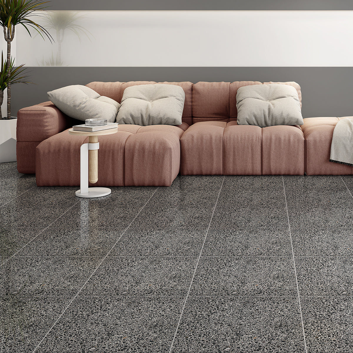 Bold Honed Terrazzo Tiles 15 3/4x15 3/4 Terrazzo Honed 18x18 Tiles — 2
