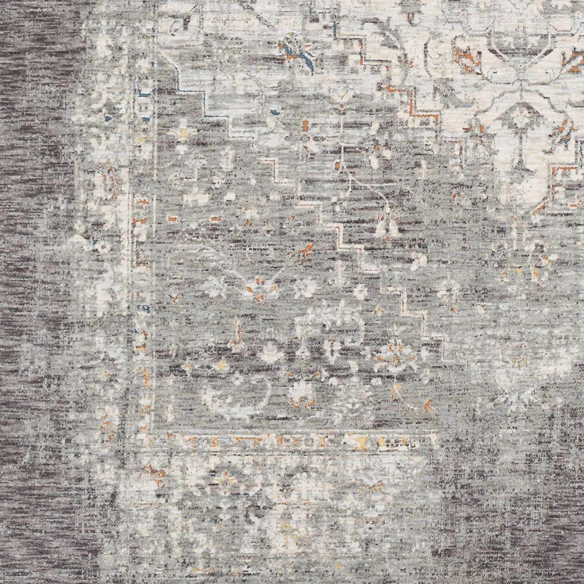 Boli Distressed Statement Rug, sample swatch
